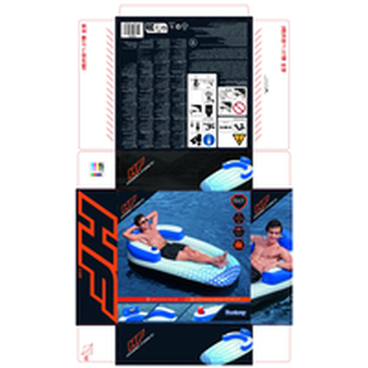Saltea gonflabilă Bestway Hydro-Force 191 x 107 cm - Jucarii si jocuri, În aer liber și sport