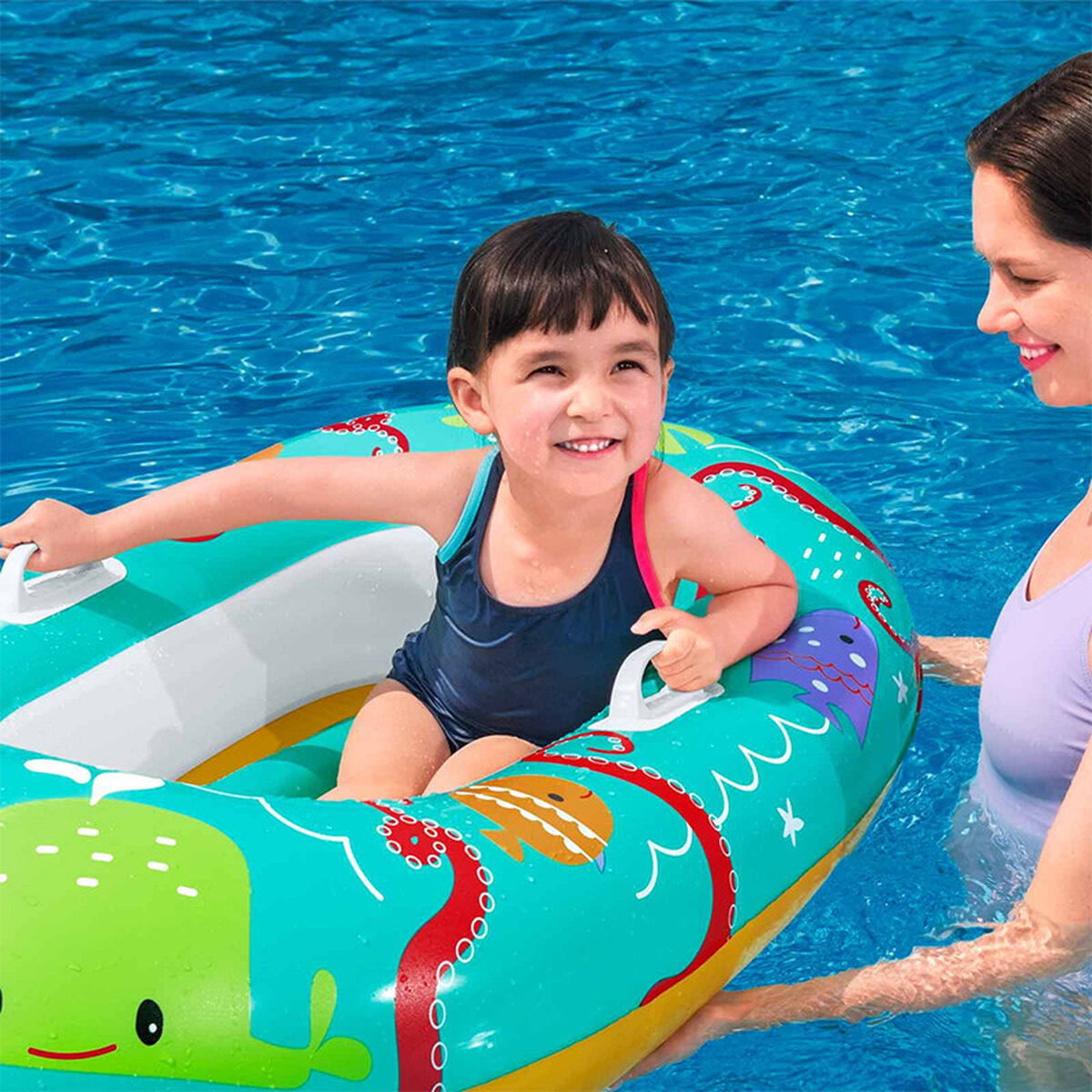 Barcă Gonflabilă Bestway 119 x 79 cm Albastru (1 Unități) - Jucarii si jocuri, În aer liber și sport