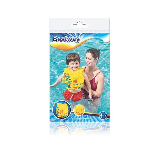 Vestă Gonflabil pentru Piscină Bestway Galben Crab 41 x 30 cm 3-6 ani (1 Unități) - Jucarii si jocuri, În aer liber și sport
