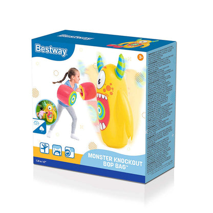 Sac de Box cu Picior Gonflabil pentru Copii Bestway Monstru 120 cm - Jucarii si jocuri, În aer liber și sport