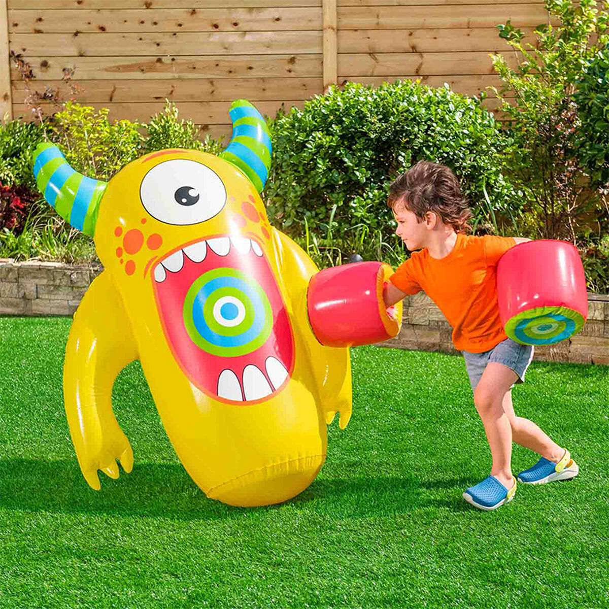 Sac de Box cu Picior Gonflabil pentru Copii Bestway Monstru 120 cm - Jucarii si jocuri, În aer liber și sport