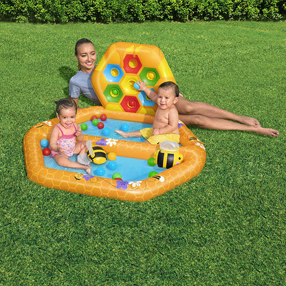 Piscină cu Mingi Bestway 127 x 119 x 61 cm Albină - Jucarii si jocuri, În aer liber și sport