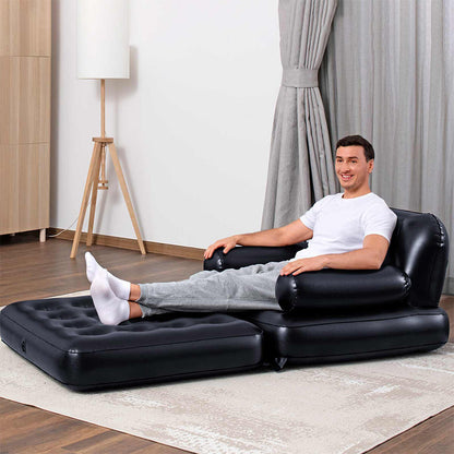 Scaun gonflabil Bestway 191 x 38 x 25 cm Negru - Jucarii si jocuri, În aer liber și sport