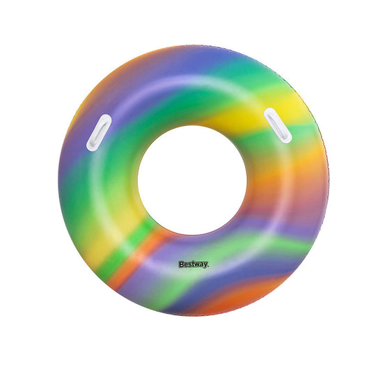 Flotor gonflabil Bestway Multicolor Curcubeu Ø 119 cm - Jucarii si jocuri, În aer liber și sport