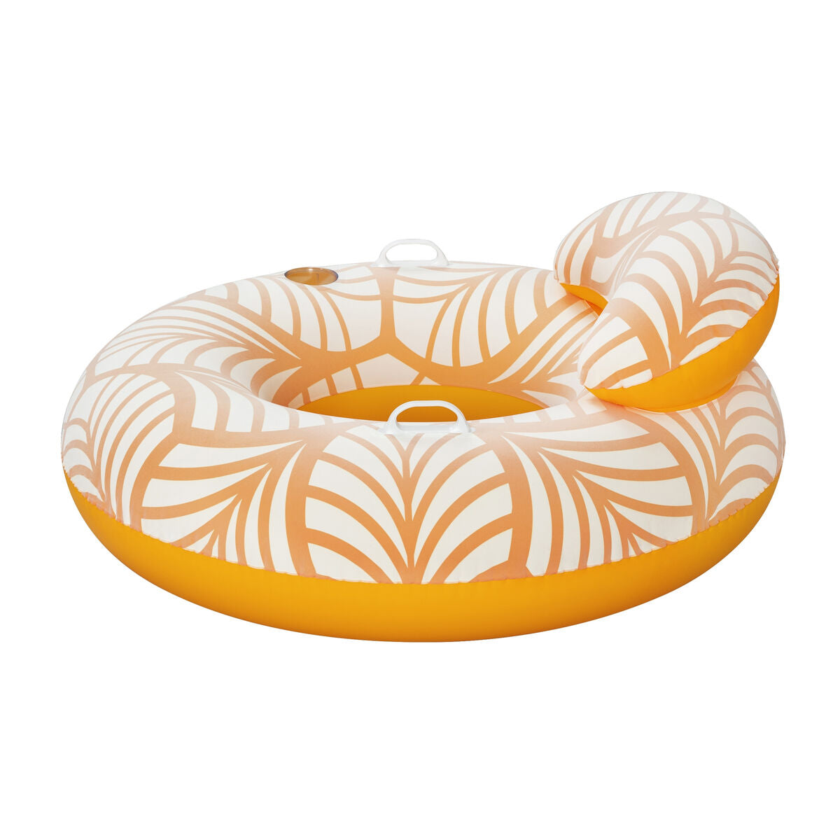 Scaun gonflabil pentru piscină Bestway Deluxe 118 x 117 cm Portocaliu - Jucarii si jocuri, În aer liber și sport