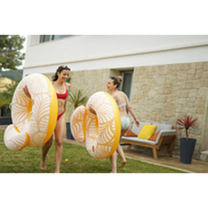 Scaun gonflabil pentru piscină Bestway Deluxe 118 x 117 cm Portocaliu - Jucarii si jocuri, În aer liber și sport