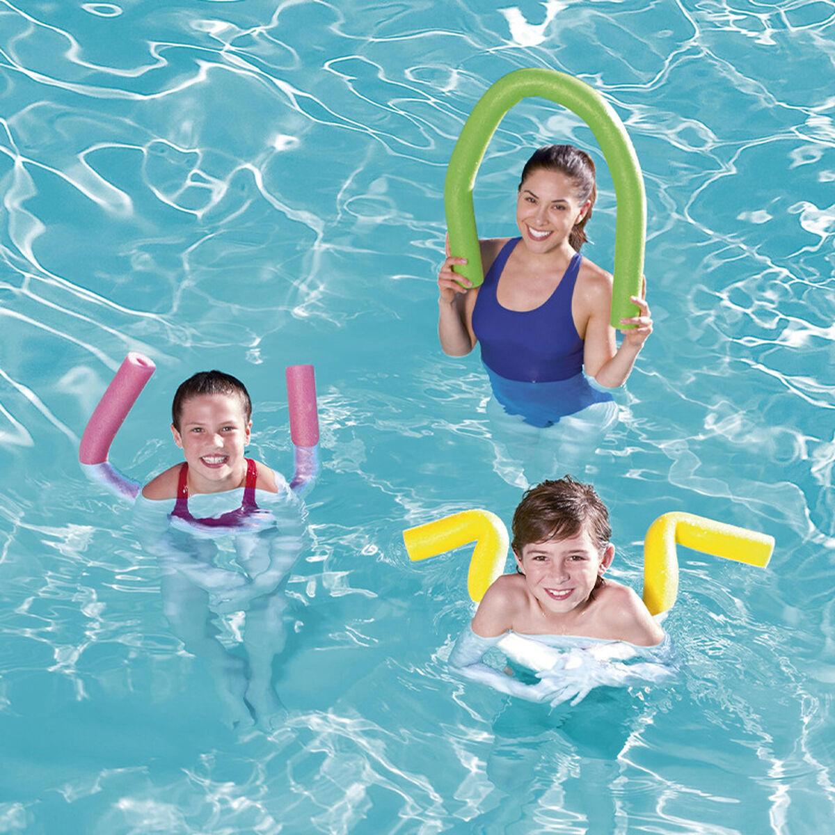 Baghetă din spumă pentru înot Bestway 122 x 6,5 cm Multicolor - Jucarii si jocuri, În aer liber și sport