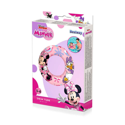 Flotor gonflabil Bestway Multicolor Minnie Mouse Ø 56 cm - Jucarii si jocuri, În aer liber și sport