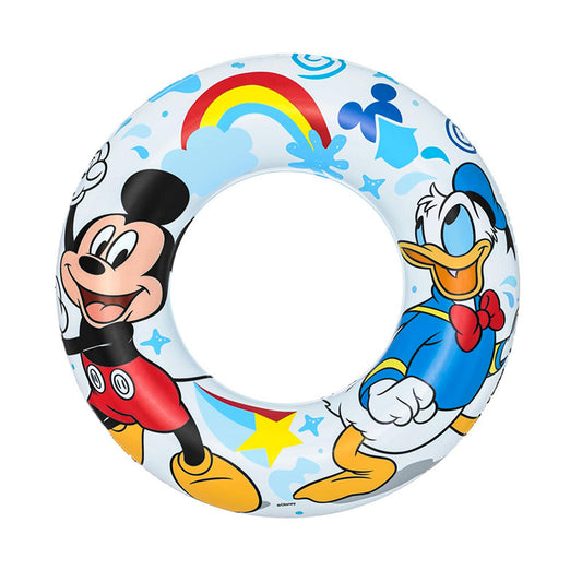 Flotor gonflabil Bestway Multicolor Mickey Mouse Ø 56 cm - Jucarii si jocuri, În aer liber și sport