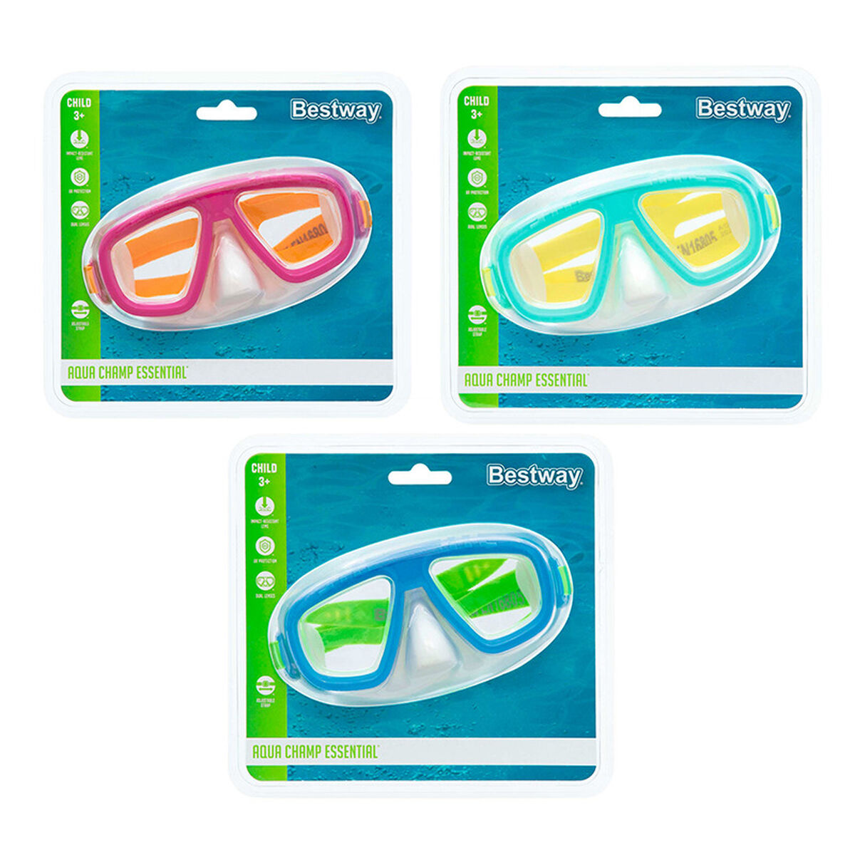 Mască de scufundare Bestway Infantil (1 Unități) - Sport și în aer liber, Sporturi acvatice