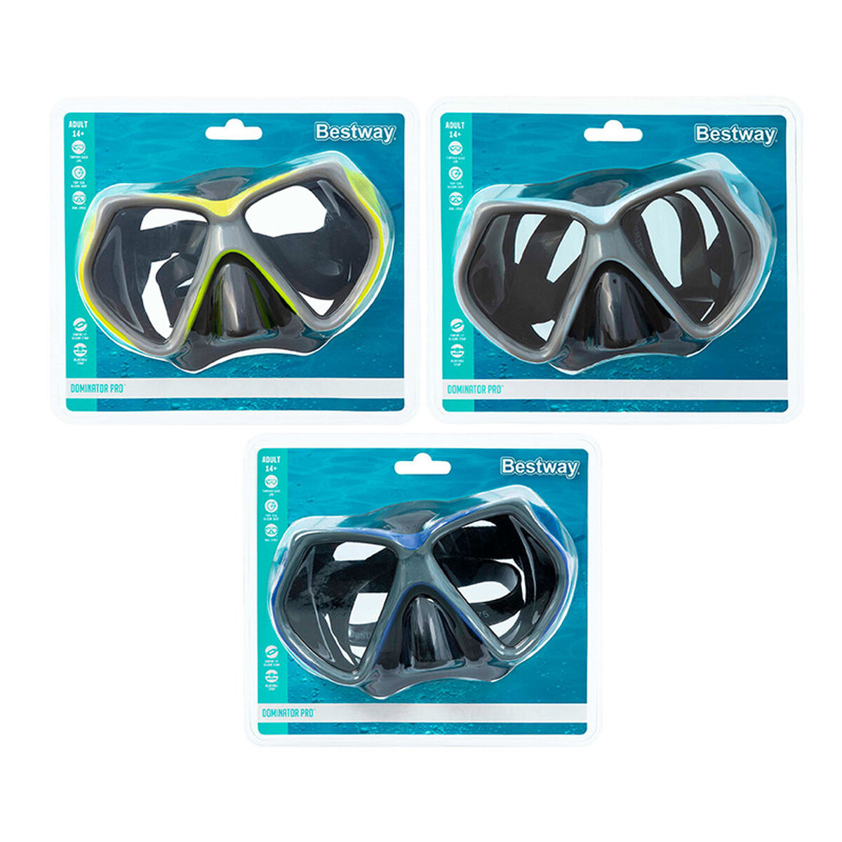 Mască de scufundare Bestway Adult (1 Unități) - Sport și în aer liber, Sporturi acvatice