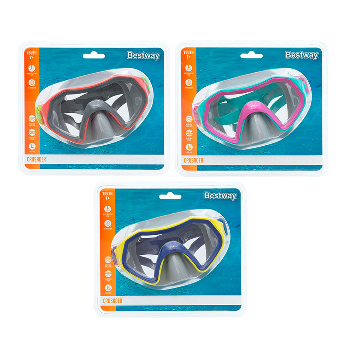 Mască de scufundare Bestway Junior (1 Unități) - Sport și în aer liber, Sporturi acvatice