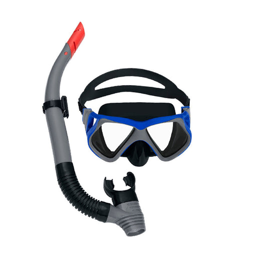 Ochelari de Scufundare cu Tub Bestway Alb Gri Adult (1 Unități) - Sport și în aer liber, Sporturi acvatice