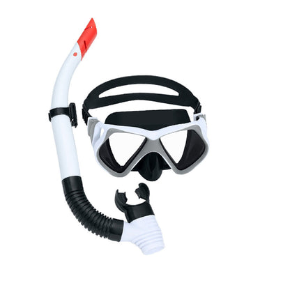 Ochelari de Scufundare cu Tub Bestway Alb Gri Adult (1 Unități) - Sport și în aer liber, Sporturi acvatice