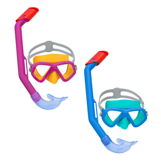 Ochelari de Scufundare cu Tub pentru Copii Bestway Albastru Fucsia (1 Unități) - Sport și în aer liber, Sporturi acvatice