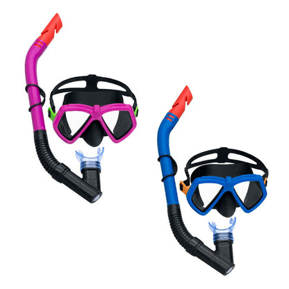 Ochelari de Scufundare cu Tub pentru Copii Bestway Albastru Fucsia (1 Unități) - Sport și în aer liber, Sporturi acvatice