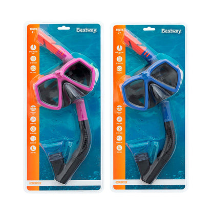 Ochelari de Scufundare cu Tub pentru Copii Bestway Albastru Fucsia (1 Unități) - Sport și în aer liber, Sporturi acvatice