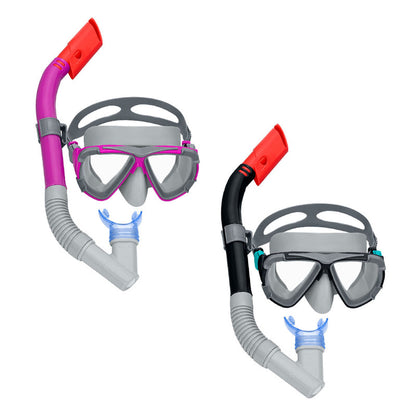 Ochelari de Scufundare cu Tub Bestway Negru Roz Adult (1 Unități) - Sport și în aer liber, Sporturi acvatice