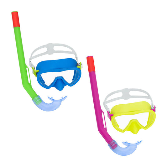 Ochelari de Scufundare cu Tub pentru Copii Bestway Galben (1 Unități) - Sport și în aer liber, Sporturi acvatice
