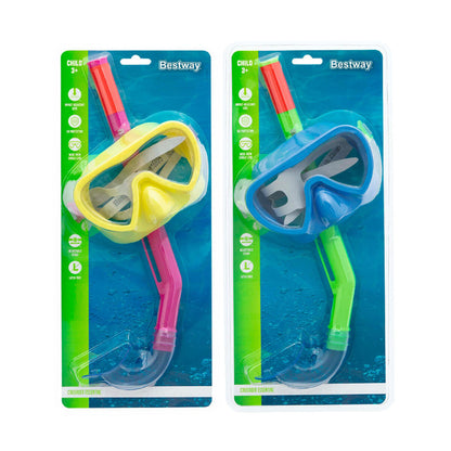 Ochelari de Scufundare cu Tub pentru Copii Bestway Galben (1 Unități) - Sport și în aer liber, Sporturi acvatice