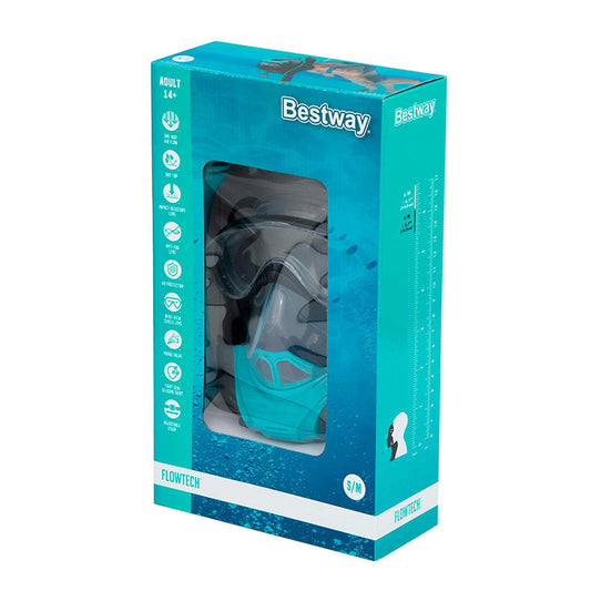 Ochelari de Scufundări Bestway Albastru Negru Multicolor - Sport și în aer liber, Sporturi acvatice