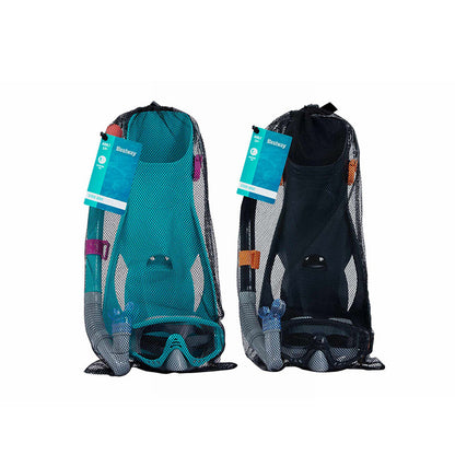 Ochelari de Scufundare cu Tub și Labe de Înot Bestway 41-46 Adult (1 Unități) - Sport și în aer liber, Sporturi acvatice