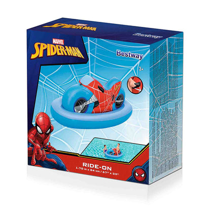 Saltea gonflabilă Bestway Spiderman Motocicletă 170 x 84 cm - Jucarii si jocuri, În aer liber și sport