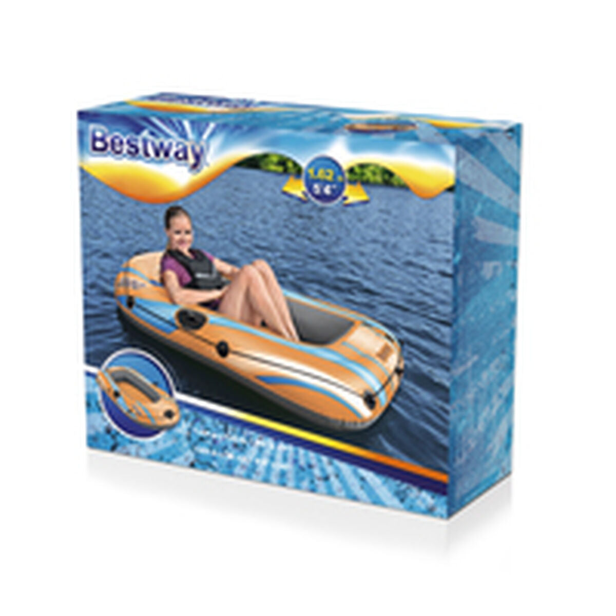 Barcă Gonflabilă Bestway Kondor Elite 1000 162 x 96 x 29 cm - Sport și în aer liber, Sporturi acvatice