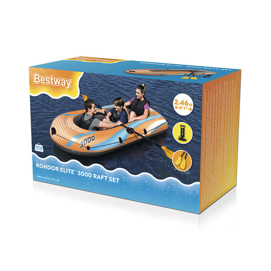 Barcă Gonflabilă Bestway Kondor Elite 3000 246 x 122 x 45 cm - Sport și în aer liber, Sporturi acvatice