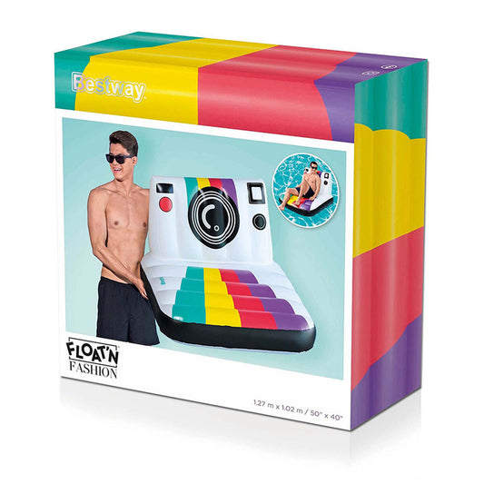 Scaun gonflabil pentru piscină Bestway Aparat foto 127 x 102 cm - Jucarii si jocuri, În aer liber și sport
