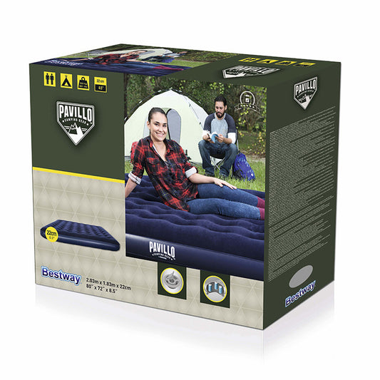 Saltea Gonflabilă Bestway King 203 x 183 x 22 cm - Sport și în aer liber, Camping și drumeții