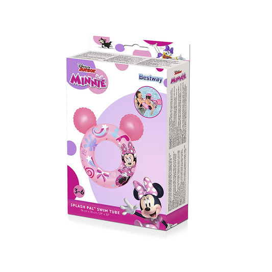 Flotor gonflabil Bestway Multicolor Minnie Mouse 74 x 76 cm - Jucarii si jocuri, În aer liber și sport