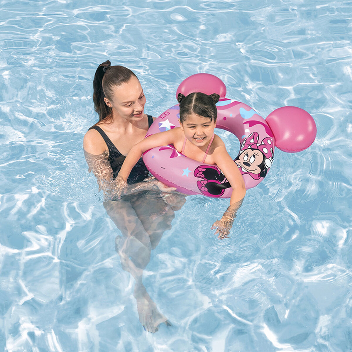 Flotor gonflabil Bestway Multicolor Minnie Mouse 74 x 76 cm - Jucarii si jocuri, În aer liber și sport
