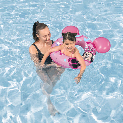 Flotor gonflabil Bestway Multicolor Minnie Mouse 74 x 76 cm - Jucarii si jocuri, În aer liber și sport