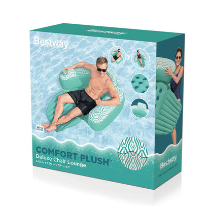 Scaun gonflabil pentru piscină Bestway Comfort Plush 145 x 120 cm - Jucarii si jocuri, În aer liber și sport