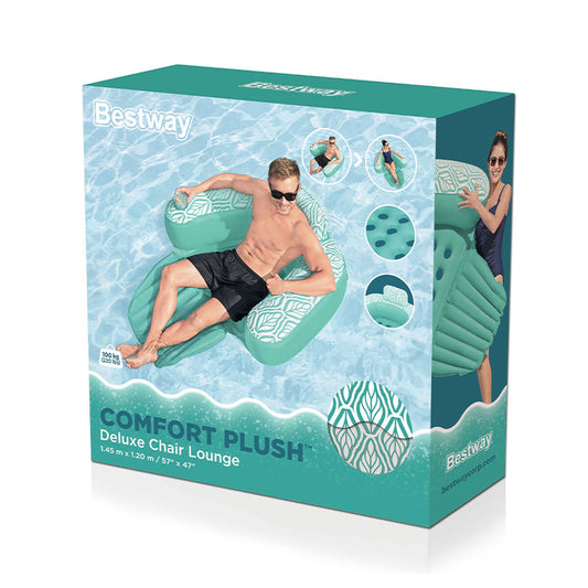 Scaun gonflabil pentru piscină Bestway Comfort Plush 145 x 120 cm - Jucarii si jocuri, În aer liber și sport