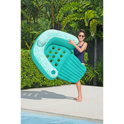 Scaun gonflabil pentru piscină Bestway Comfort Plush 145 x 120 cm - Jucarii si jocuri, În aer liber și sport