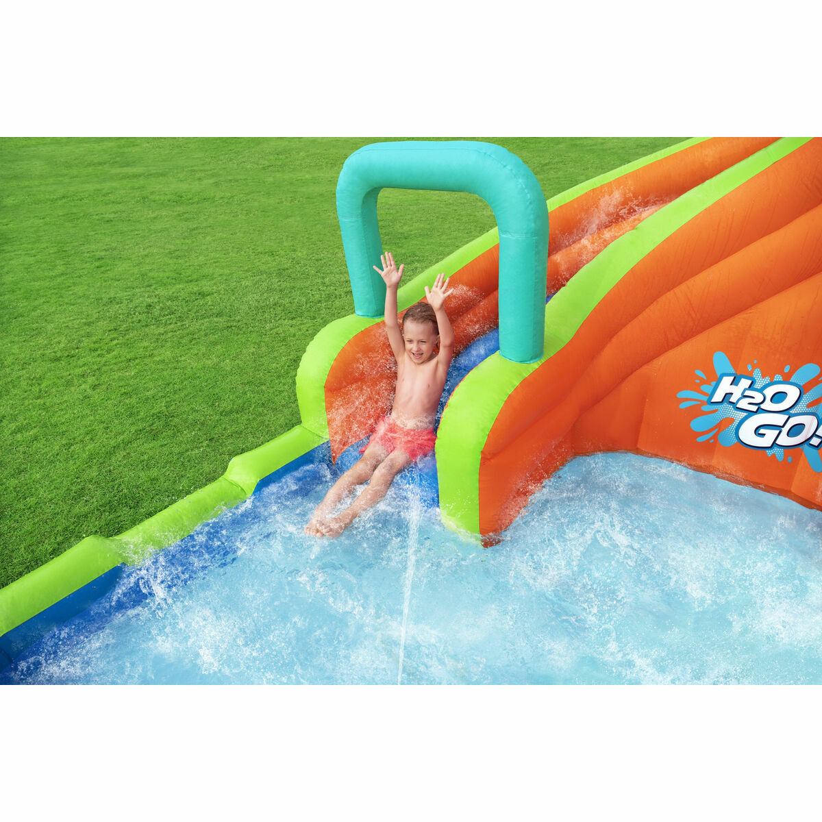 Bestway Piscină Parcul Acvatic Gonflabil 365x320x240 cm + 5 Ani Grădină 53408 - Jucarii si jocuri, În aer liber și sport