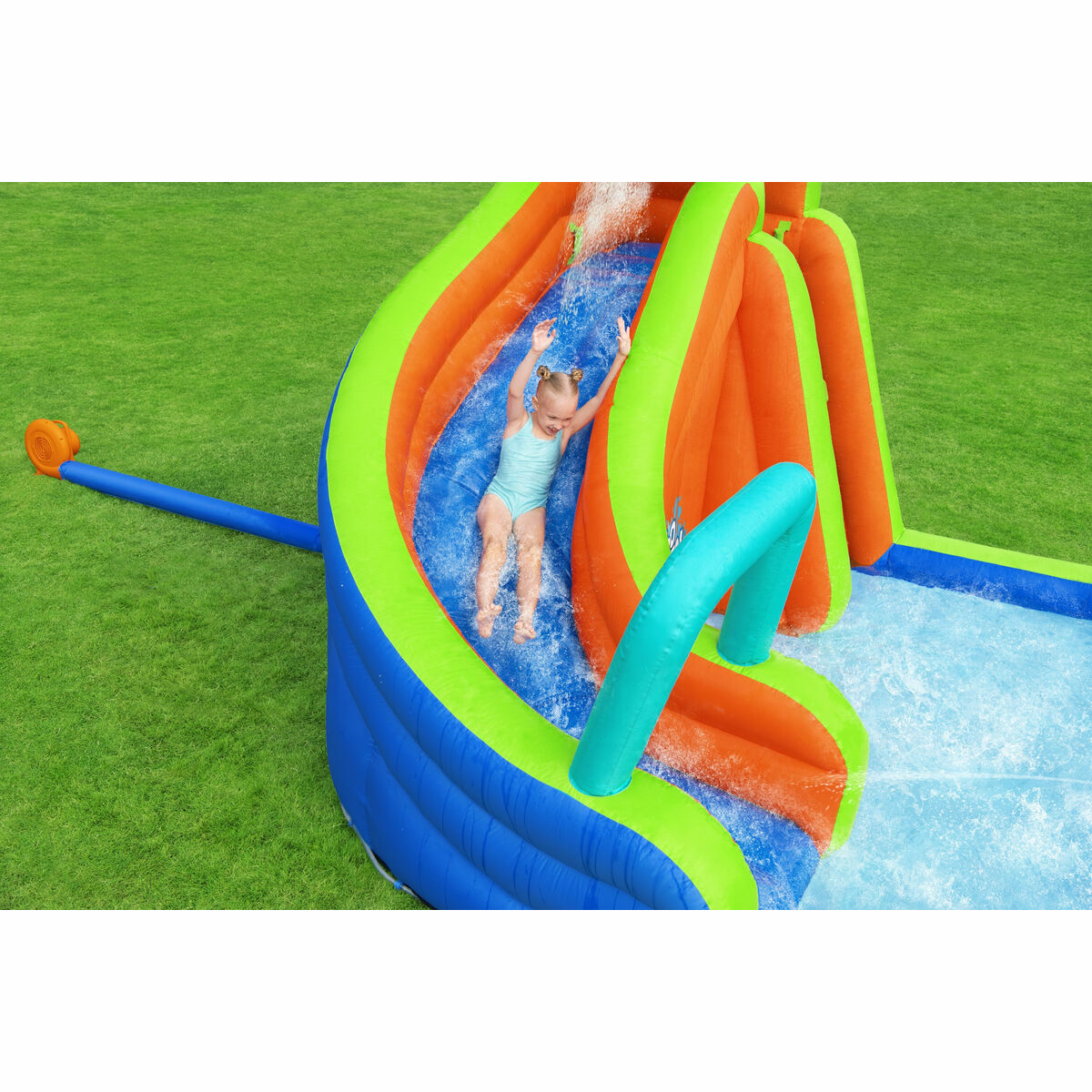 Bestway Piscină Parcul Acvatic Gonflabil 365x320x240 cm + 5 Ani Grădină 53408 - Jucarii si jocuri, În aer liber și sport