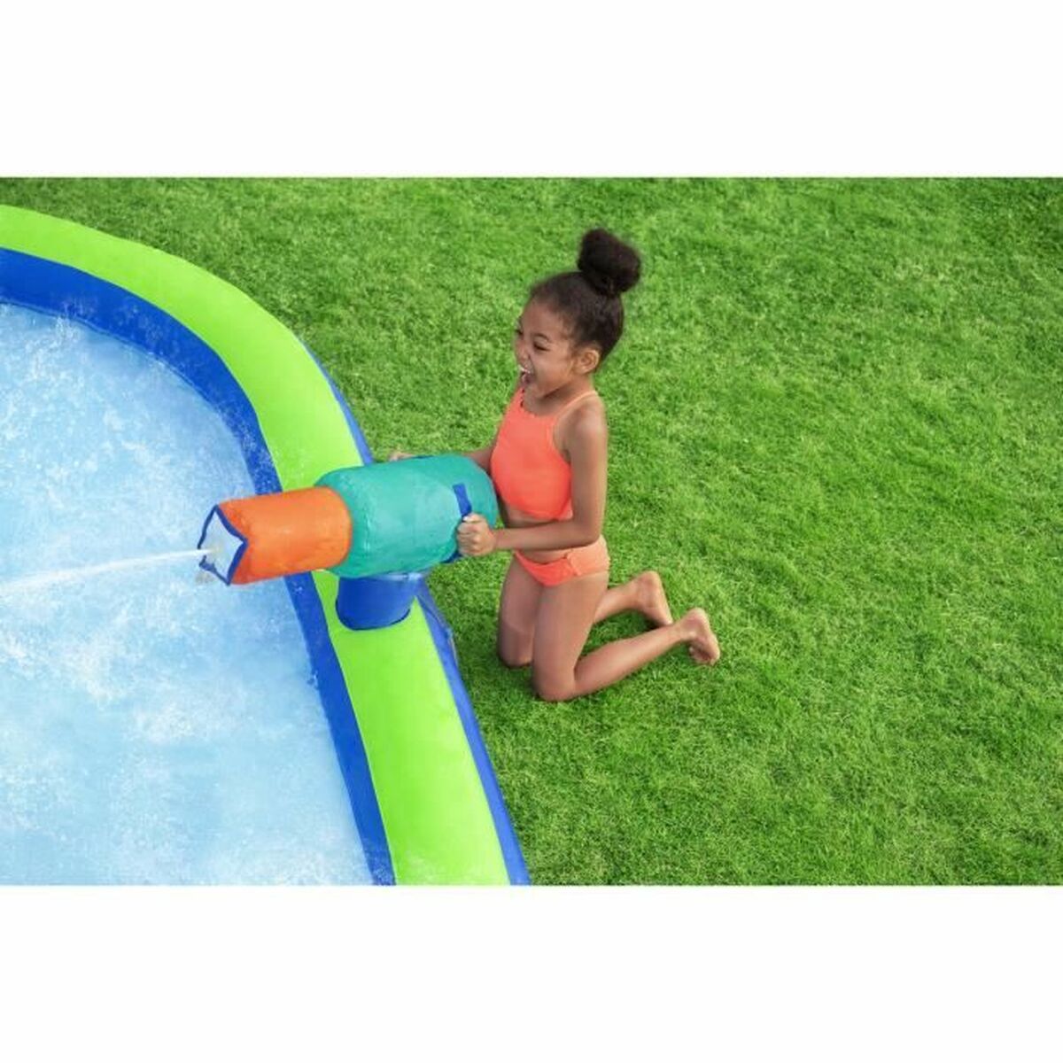 Bestway Piscină Parcul Acvatic Gonflabil 365x320x240 cm + 5 Ani Grădină 53408 - Curte, Piscine, căzi cu hidromasaj și consumabile