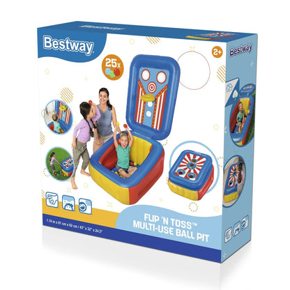 Bestway Piscină Inflatable Copii Jocuri cu Bile 110x81x62 cm +2 Ani Grădină 52635 - Jucarii si jocuri, În aer liber și sport