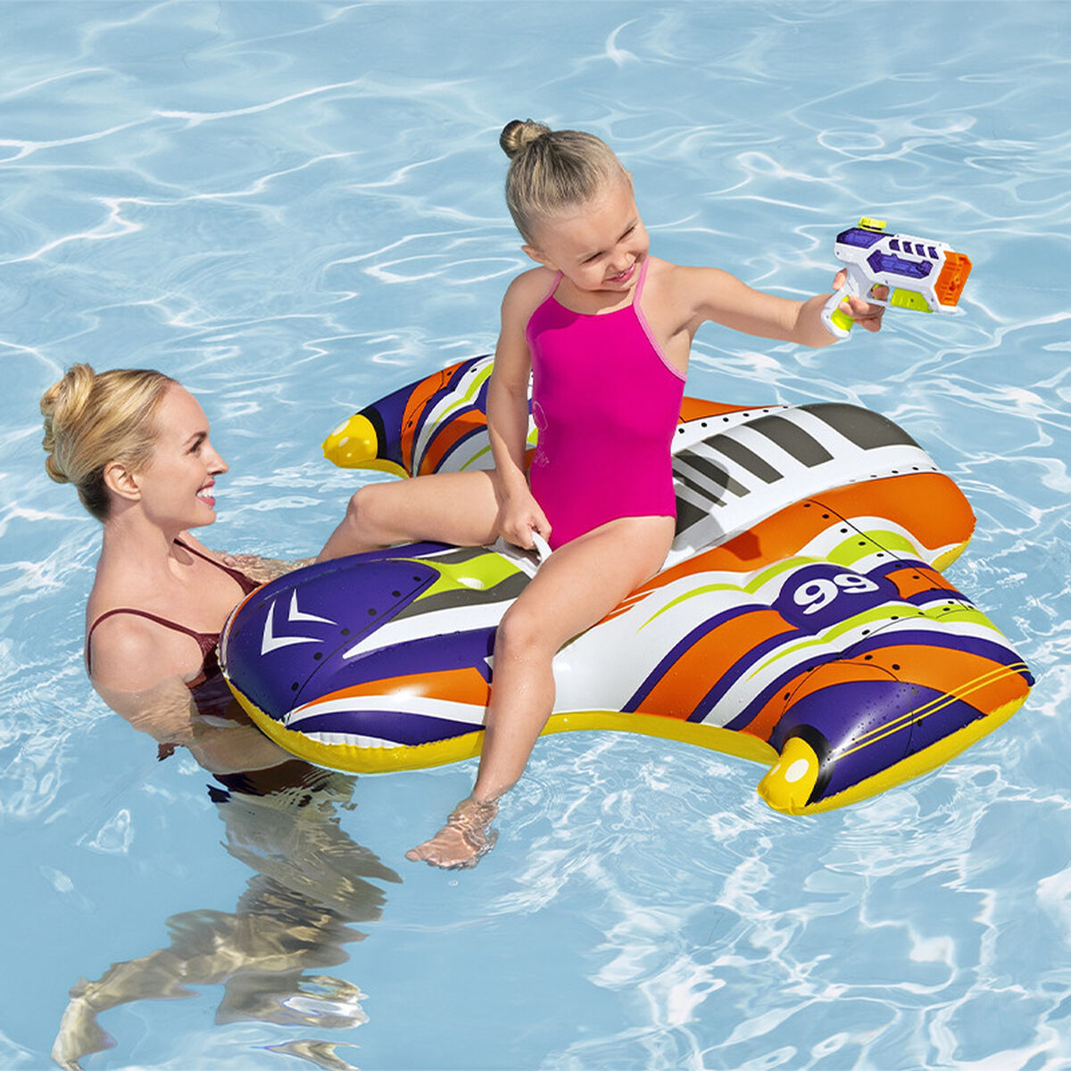 Flotor gonflabil Bestway Navă spațială 117 x 107 cm - Jucarii si jocuri, În aer liber și sport