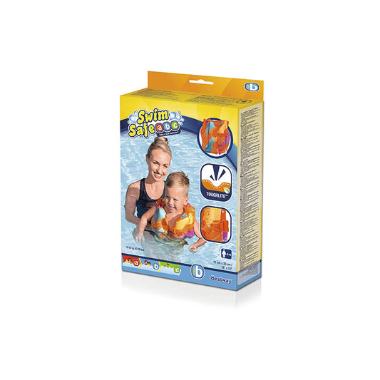 Bestway Vestă Inflatable Decorată Siguranță Bebé 41x30 cm +3 la 6 Ani Plajă Piscină 32272 - Jucarii si jocuri, În aer liber și sport