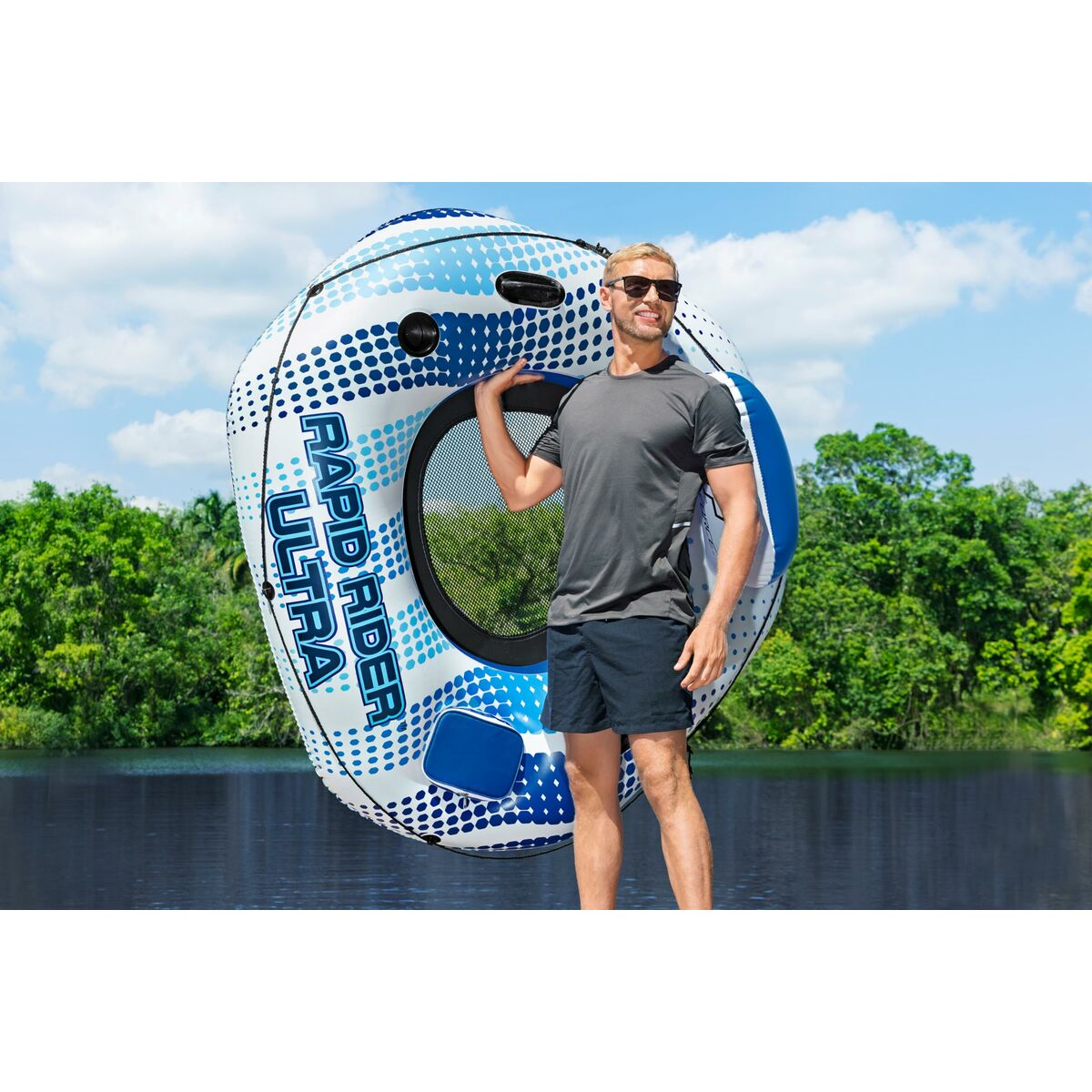 Roată gonflabilă Bestway Rapid Rider 165 x 148 cm - Jucarii si jocuri, În aer liber și sport