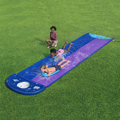 Tobogan acvatic Bestway 488 x 138 cm Glisant Double - Jucarii si jocuri, În aer liber și sport