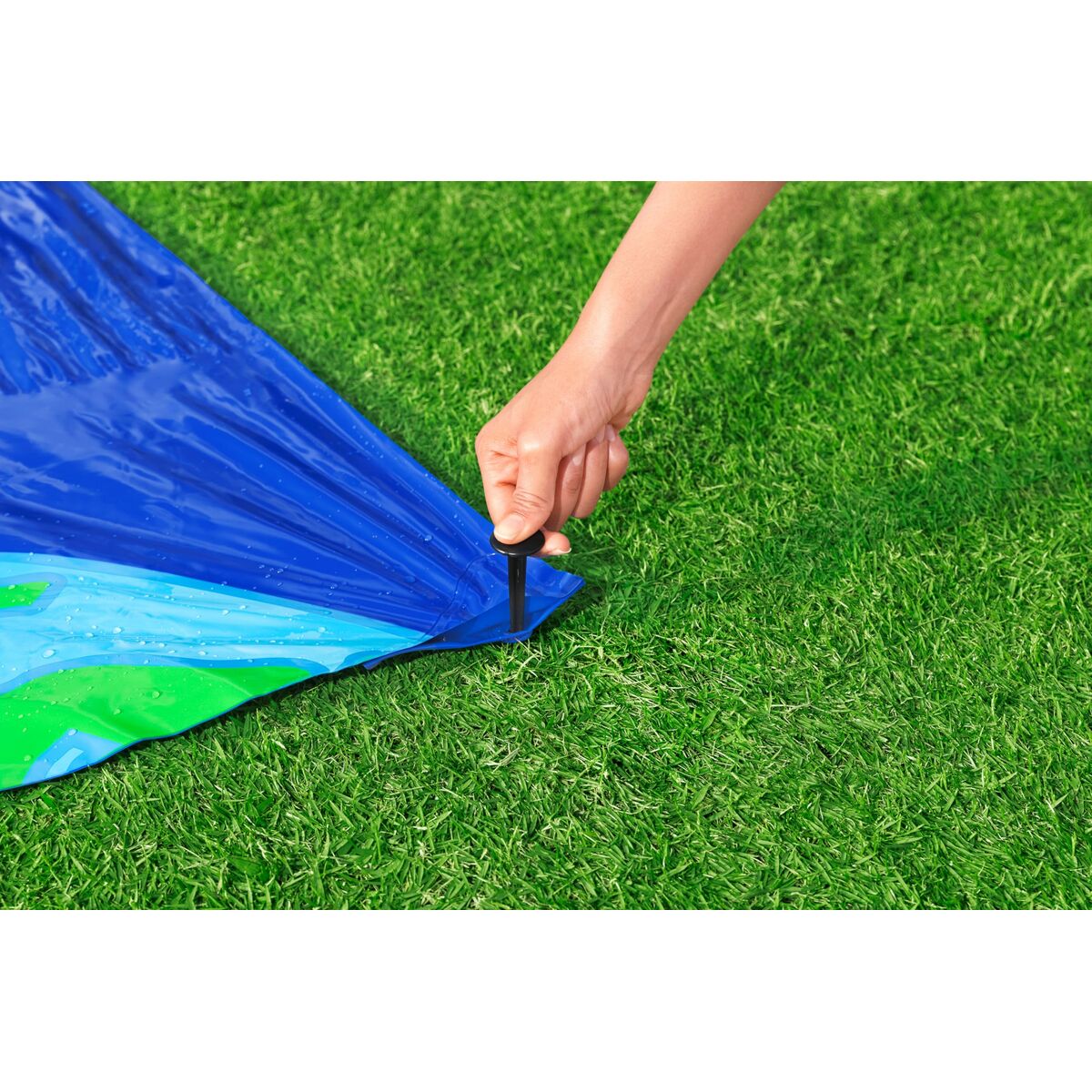 Tobogan acvatic Bestway 488 x 138 cm Glisant Double - Jucarii si jocuri, În aer liber și sport