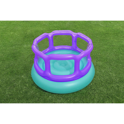 Bestway Saltador Inflabil cu Bile 152x152x84 cm +3 Ani Interior și Grădină 52646 - Jucarii si jocuri, În aer liber și sport