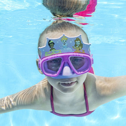 Mască de scufundare Bestway Roz Infantil Prințese Disney - Sport și în aer liber, Sporturi acvatice