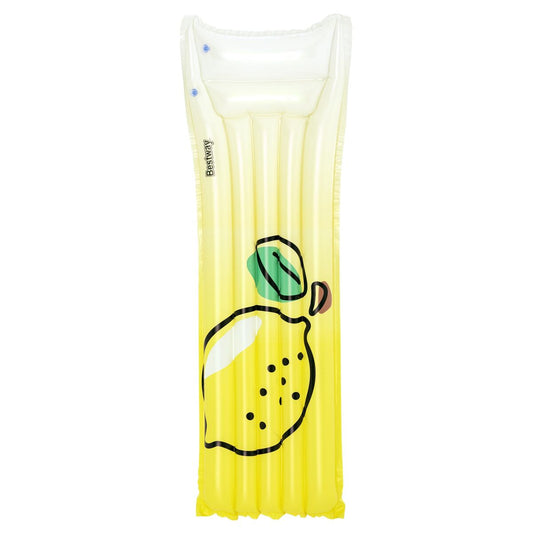 Bestway Colchoneta Inflabilă Limon 183x69 cm Plajă și Piscină 44122 - Jucarii si jocuri, În aer liber și sport