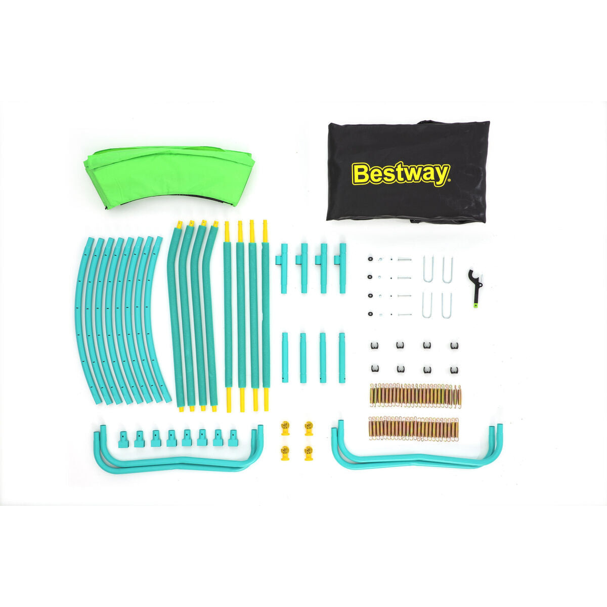 Bestway Cama de Saltar 244x220 cm +6 Ani Gradina 59102 - Jucarii si jocuri, În aer liber și sport